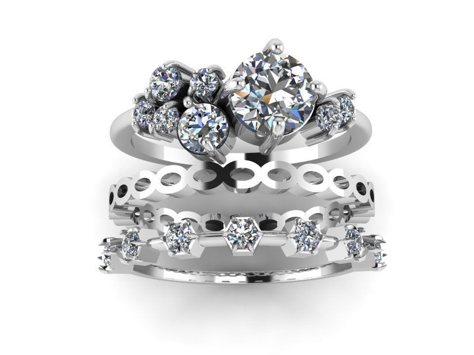 Ring Jewelry Code-CGA012 3D print model_3