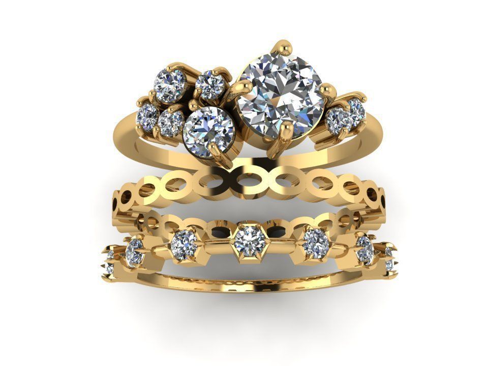 Ring Jewelry Code-CGA012 3D print model_4