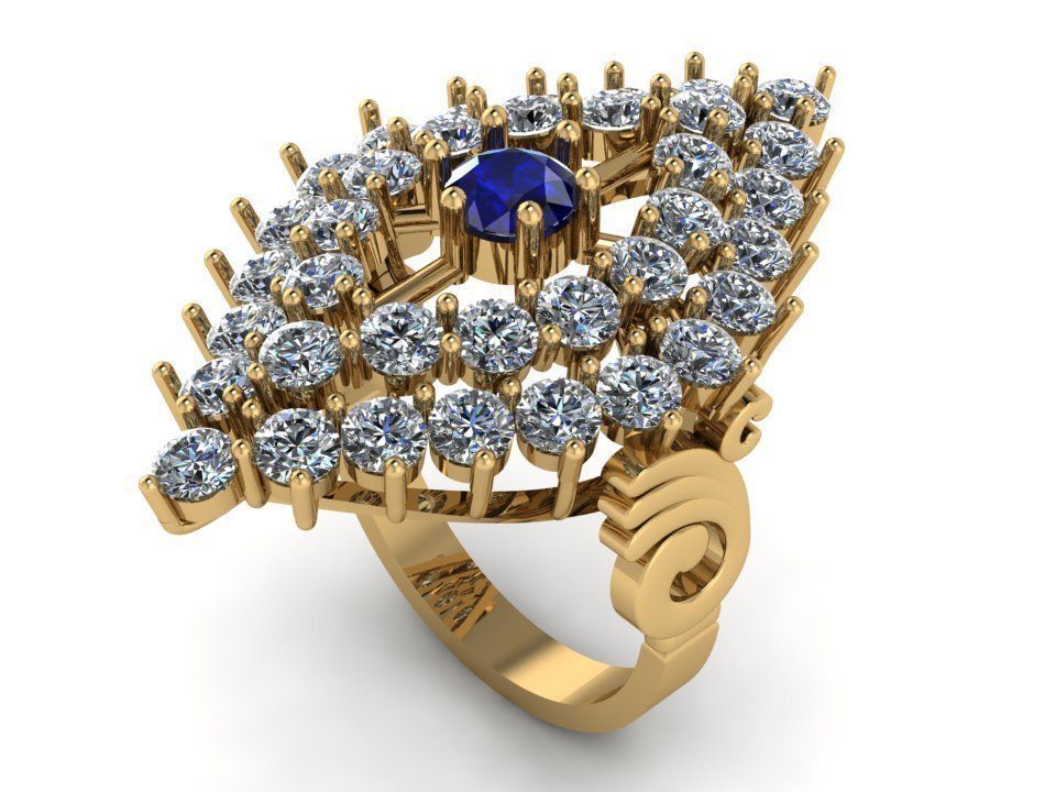 Ring Jewelry Code-CGA016 3D print model_1