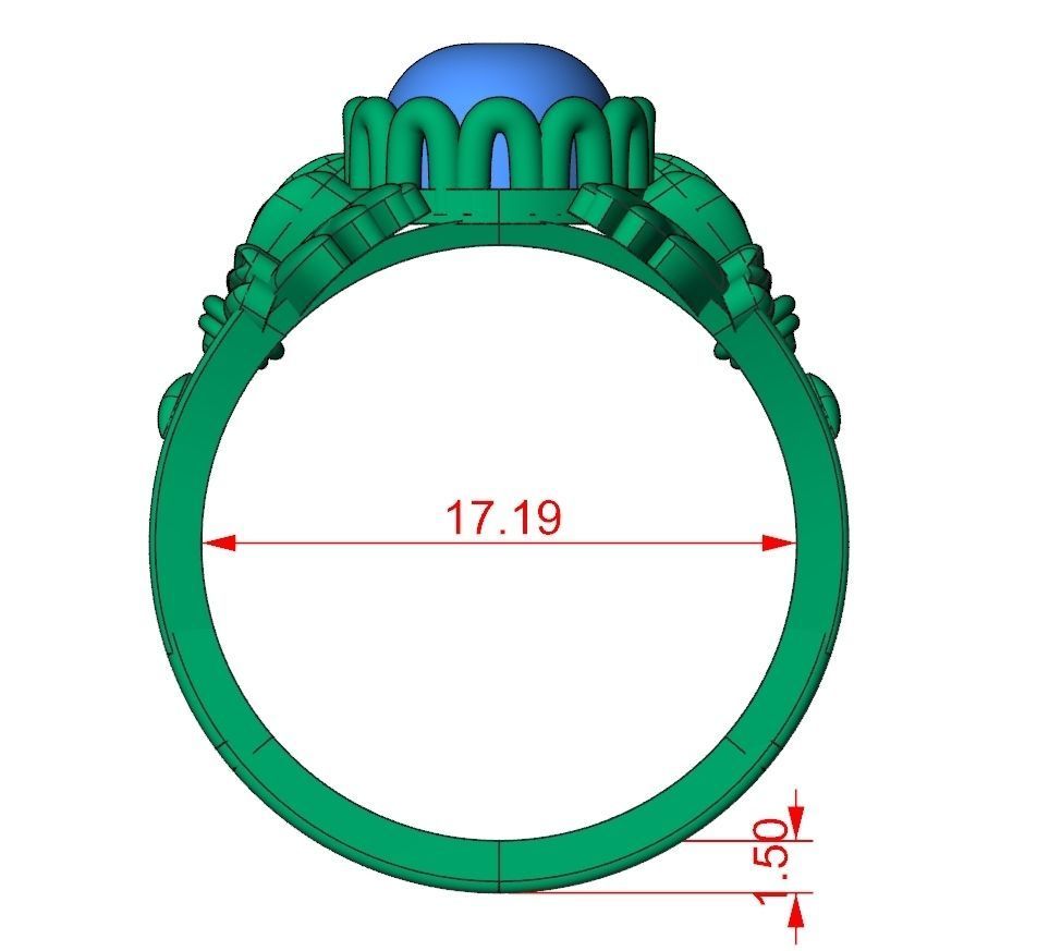 Ring Jewelry Code-CGA017 3D print model_8