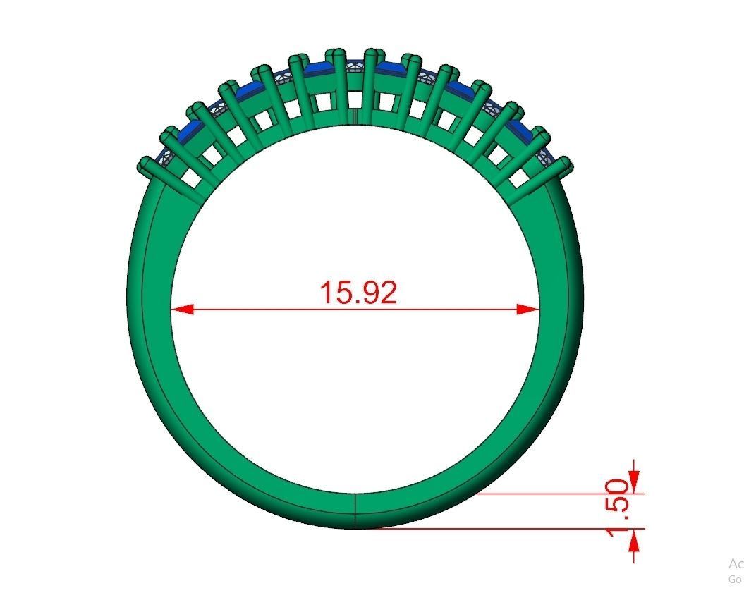 Ring Jewelry Code-CGA018 3D print model_8
