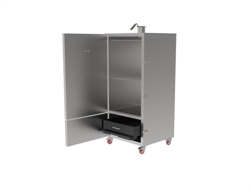 UPRIGHT SMOKER FOR MADE  3D model_1