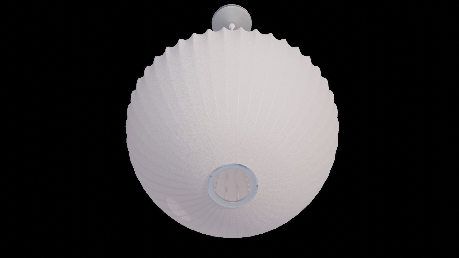 Saucer pendant light 3D model_2