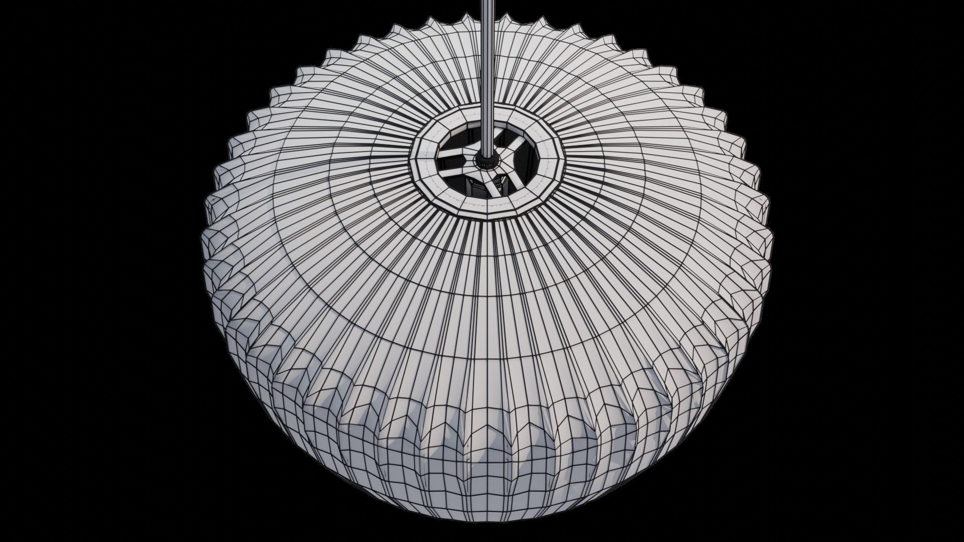 Saucer pendant light 3D model_6