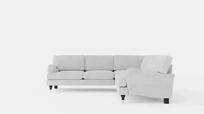 Howard Classic Corner Sofa Gray