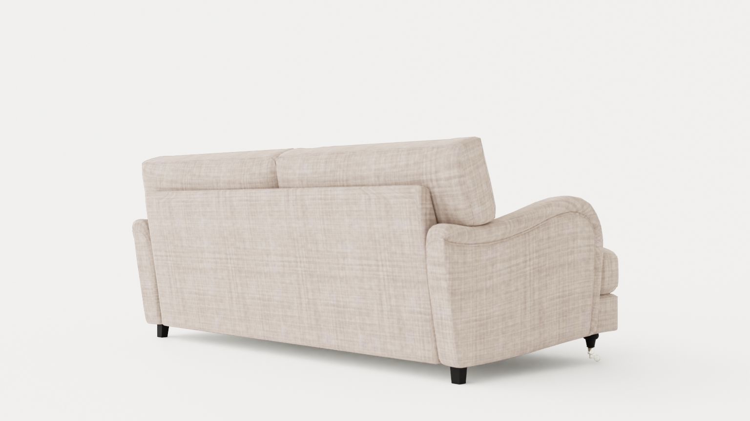 Howard Classic 3 5 Sits Soffa Beige Low-poly 3D model_3