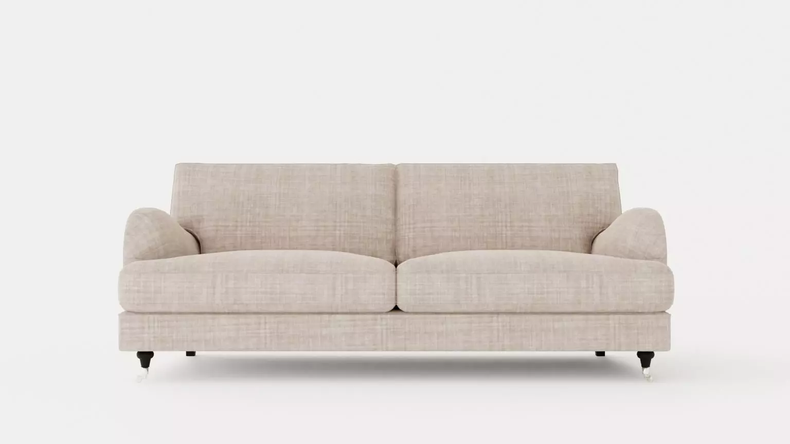 Howard Classic 3 5 Sits Soffa Beige Low-poly 3D model_0