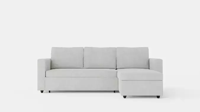 Garland Divan Bed Sofa Reversible Light Gray