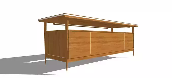 Mid century modern office table