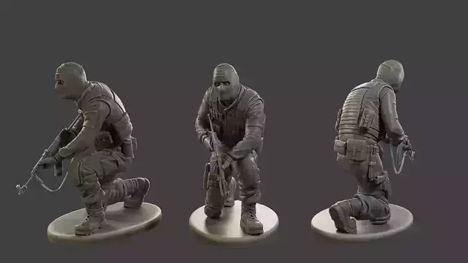 CzechSlovak Police Tactical Unit CPTU2 004 3D print model