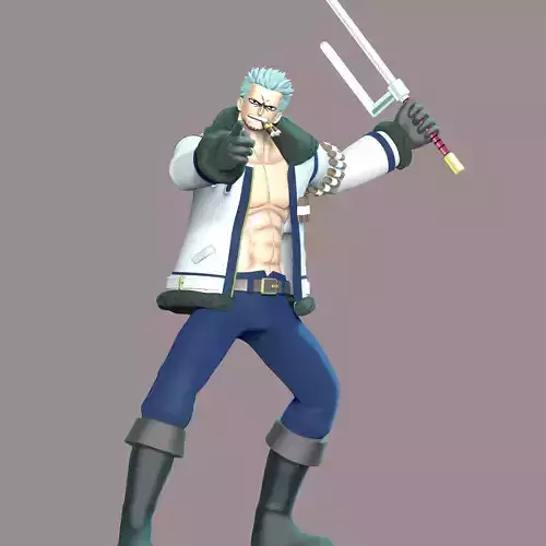 Smoker - One Piece 3D print model