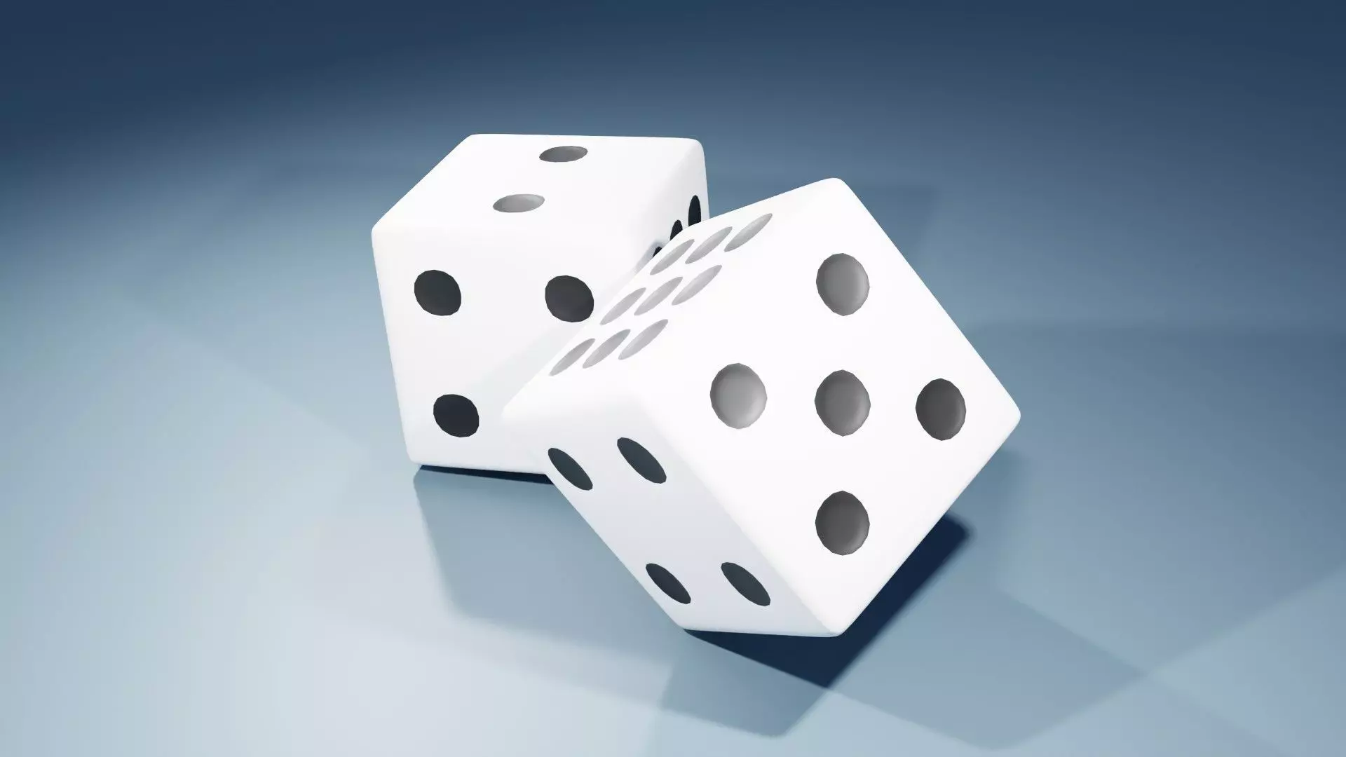 Two Dice 3D model