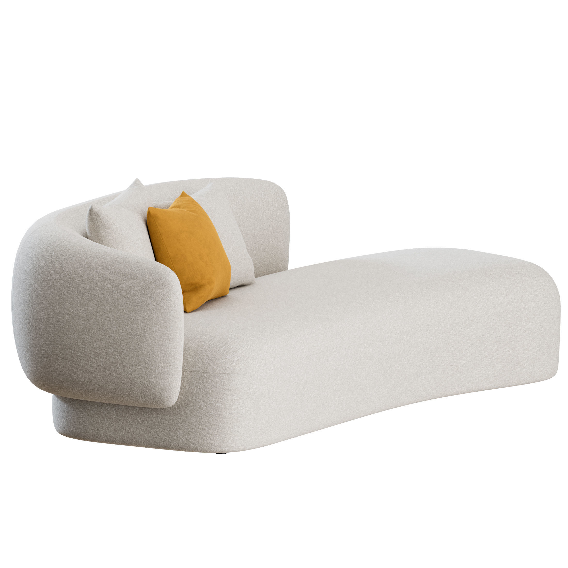 NOAH chaise longue by Marelli 3D model_5