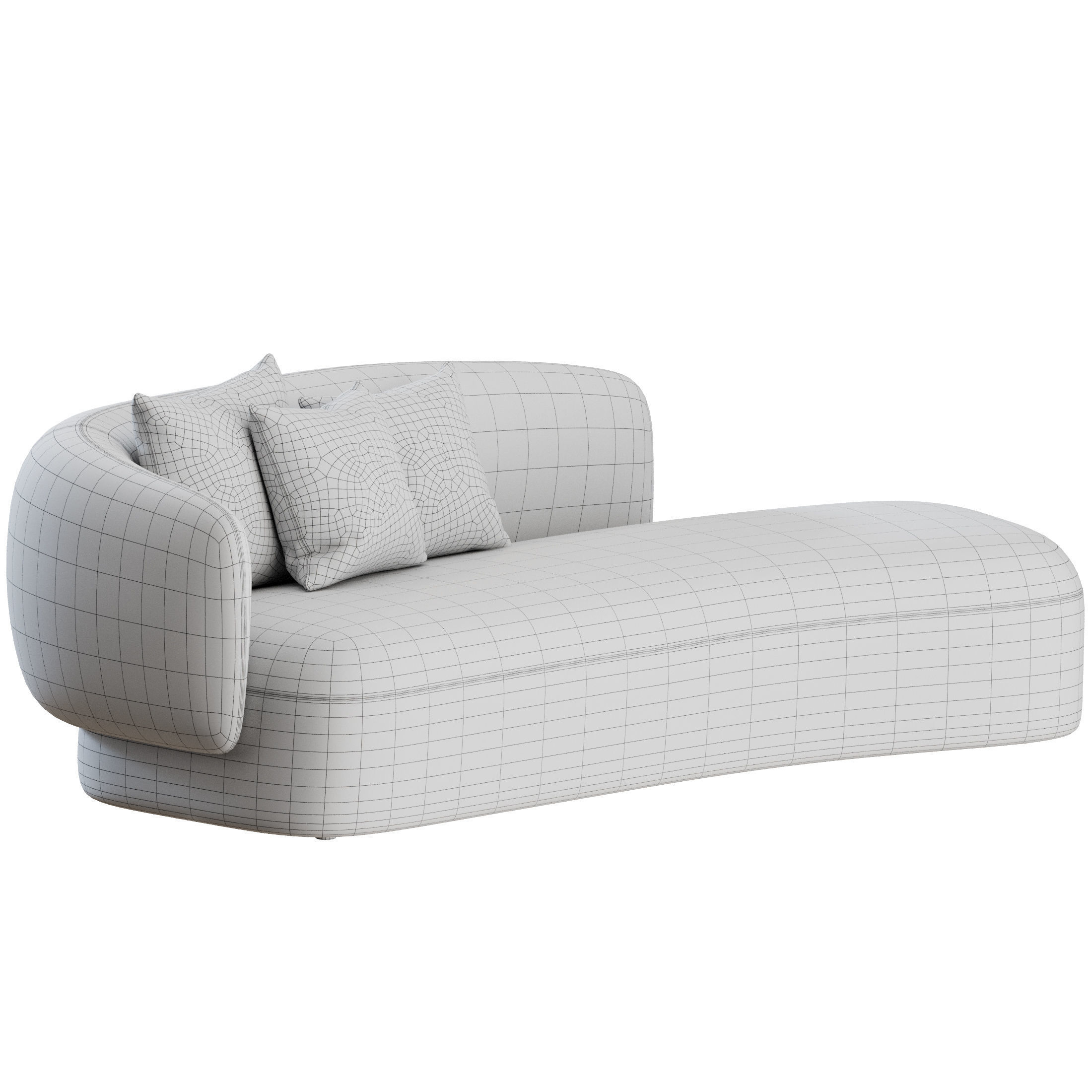 NOAH chaise longue by Marelli 3D model_2