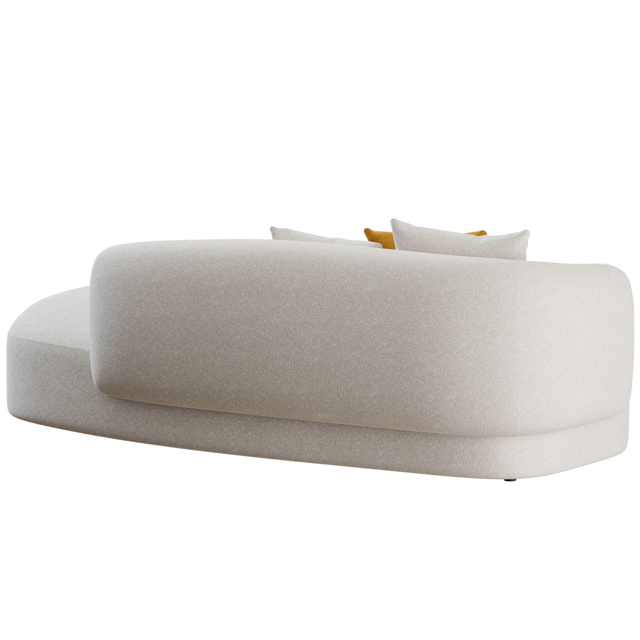 NOAH chaise longue by Marelli 3D model_7