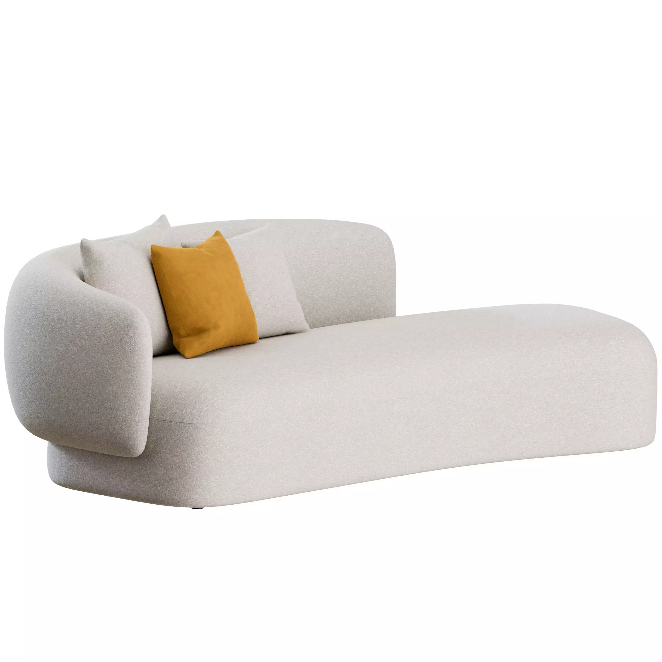 NOAH chaise longue by Marelli 3D model_0