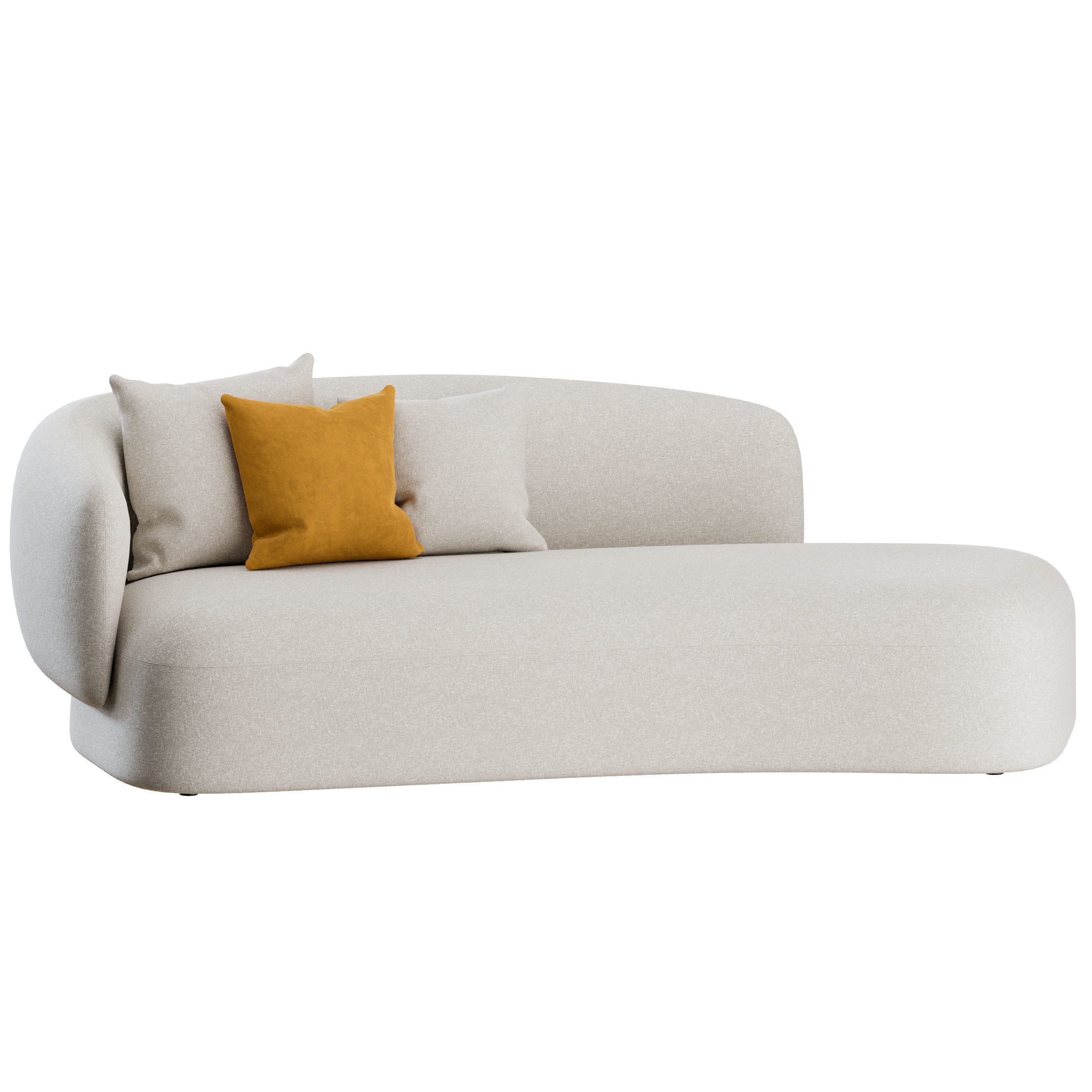 NOAH chaise longue by Marelli 3D model_4