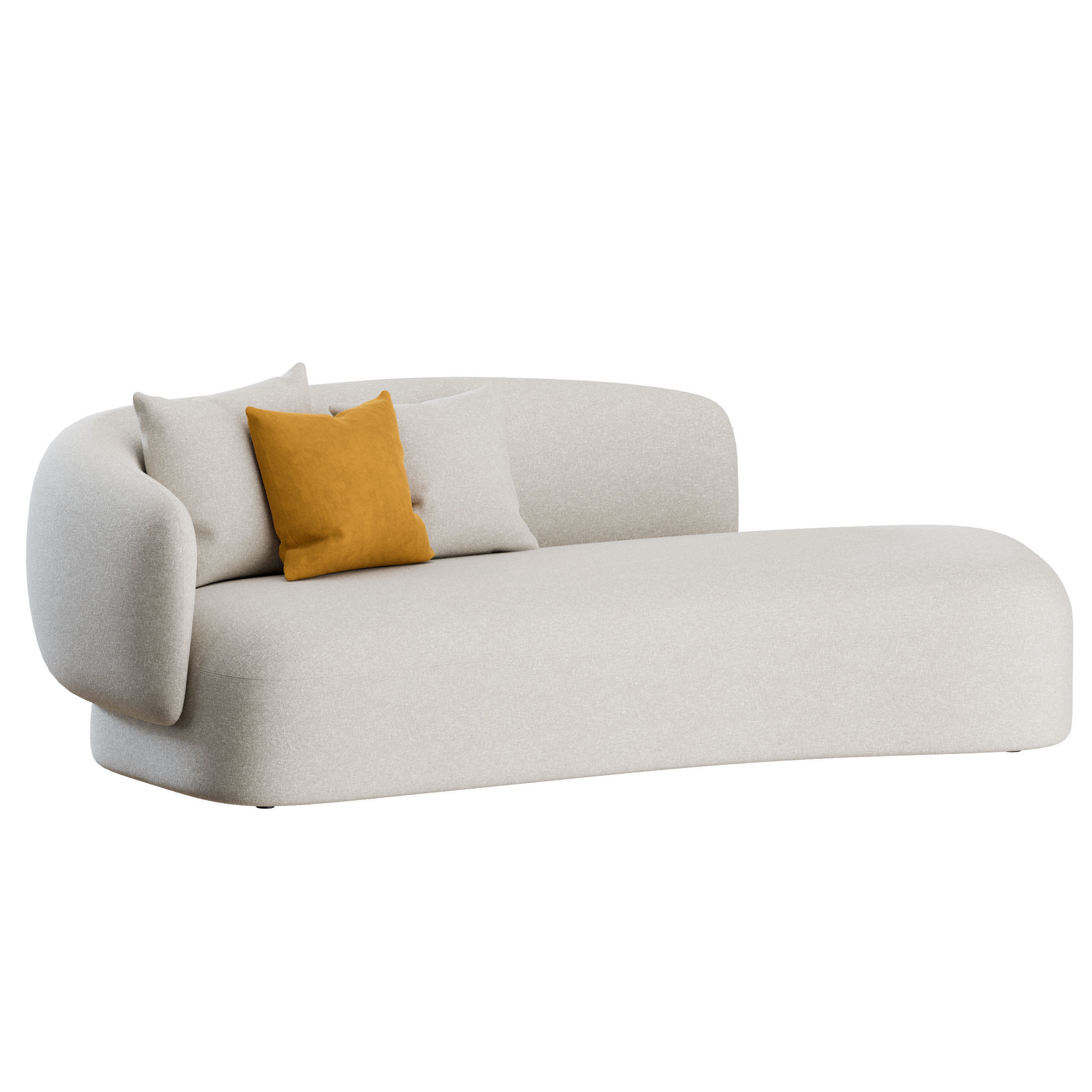 NOAH chaise longue by Marelli 3D model_3