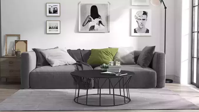 Livingroom and Kitchen