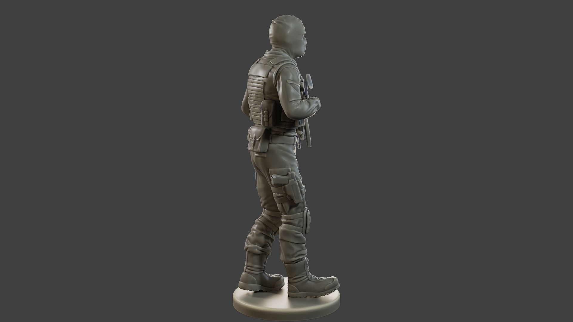 CzechSlovak Police Tactical Unit CPTU2 007 3D print model_8