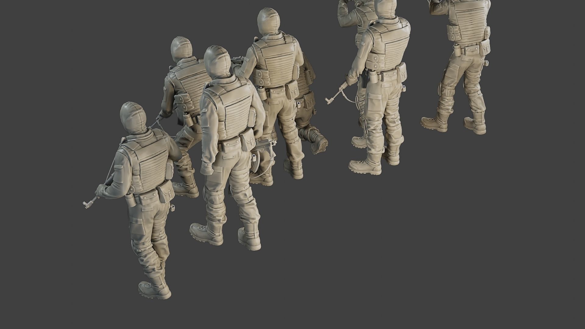 CzechSlovak Police Tactical Unit CPTU2 Pack1 3D Model Collection_22