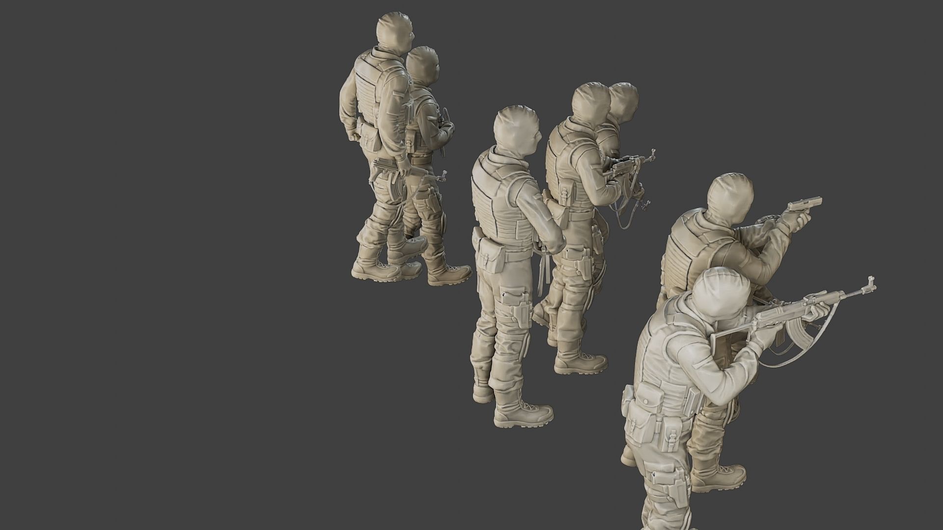 CzechSlovak Police Tactical Unit CPTU2 Pack1 3D Model Collection_20