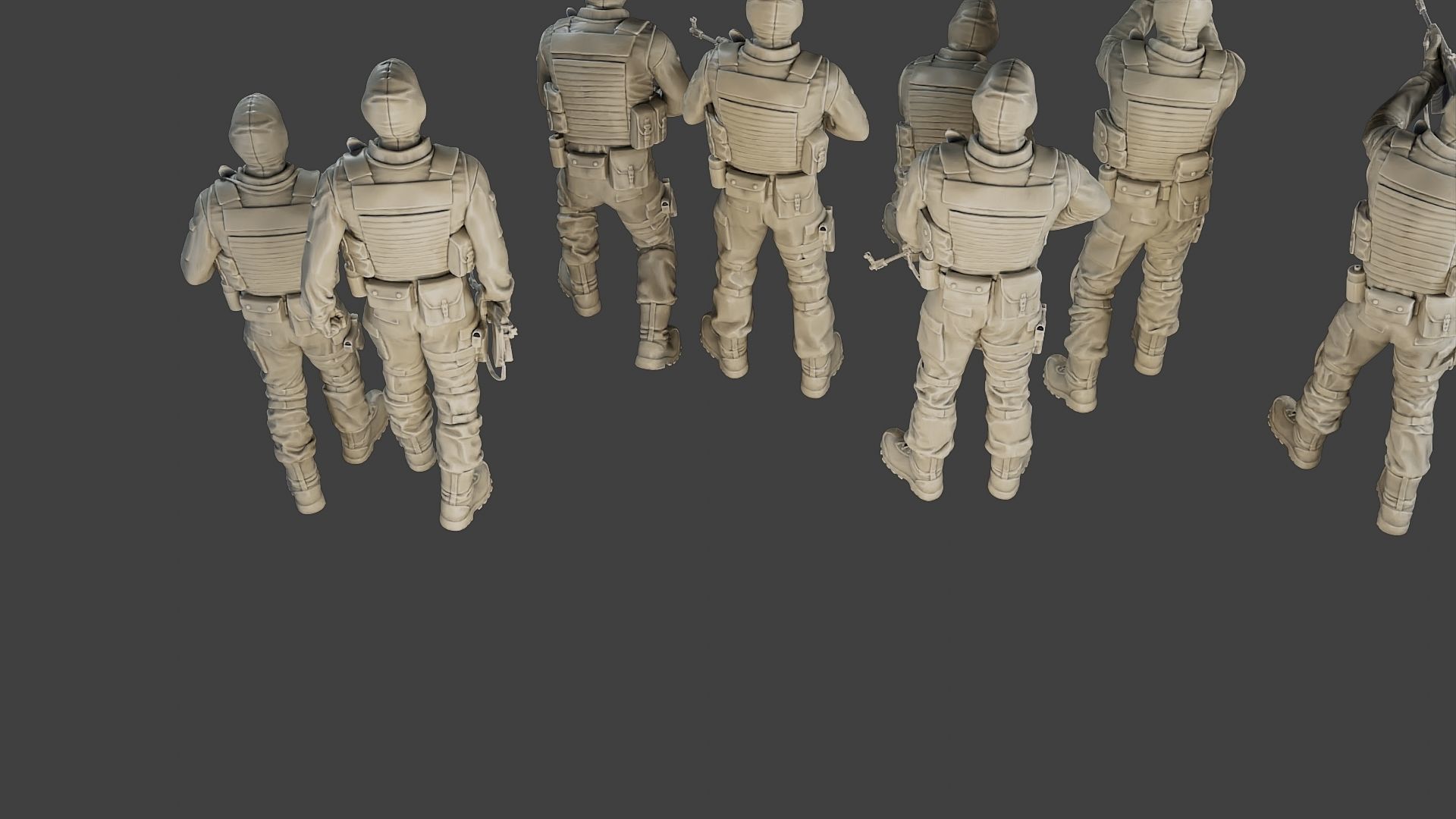 CzechSlovak Police Tactical Unit CPTU2 Pack1 3D Model Collection_24