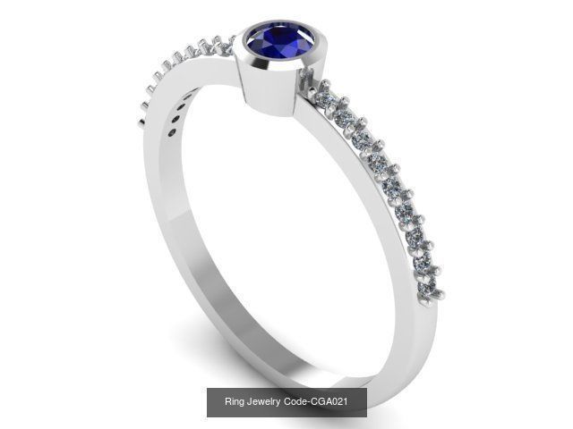 28 Ring Jewelry Code-CGA001-CGA028 3D Model Collection_31