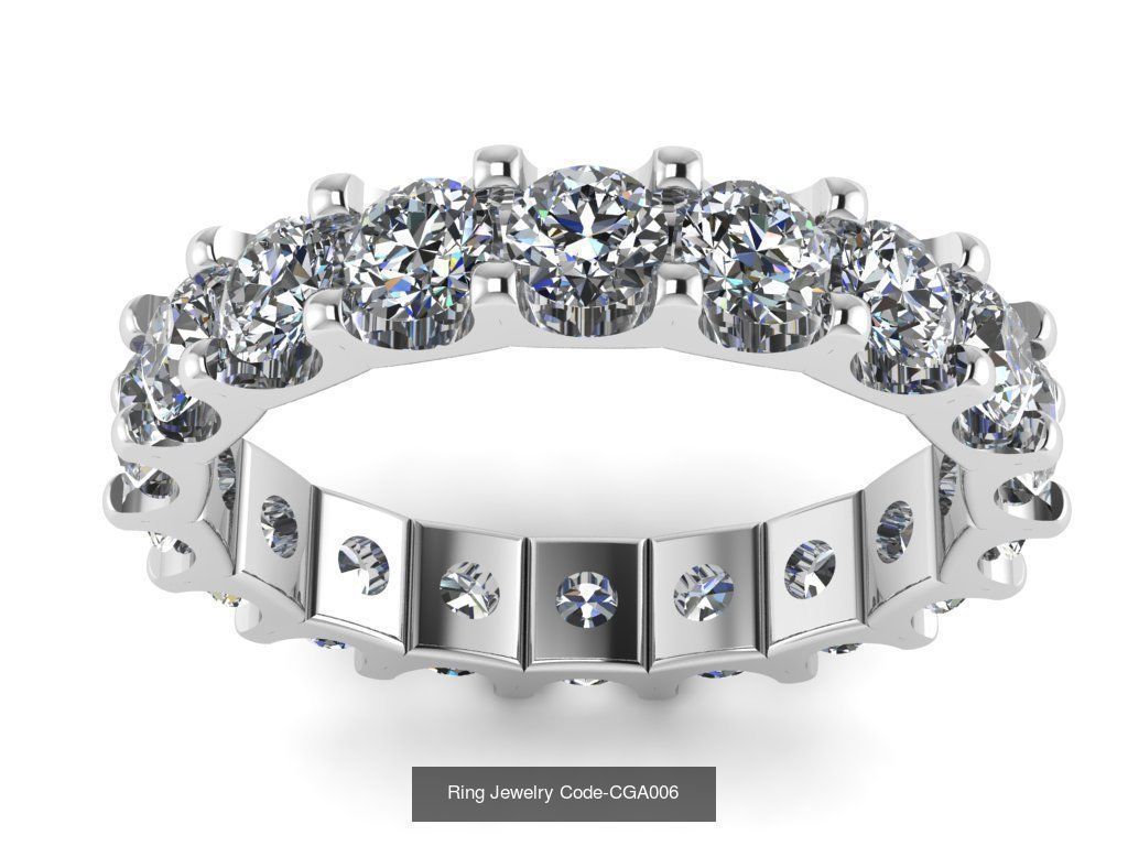 28 Ring Jewelry Code-CGA001-CGA028 3D Model Collection_14