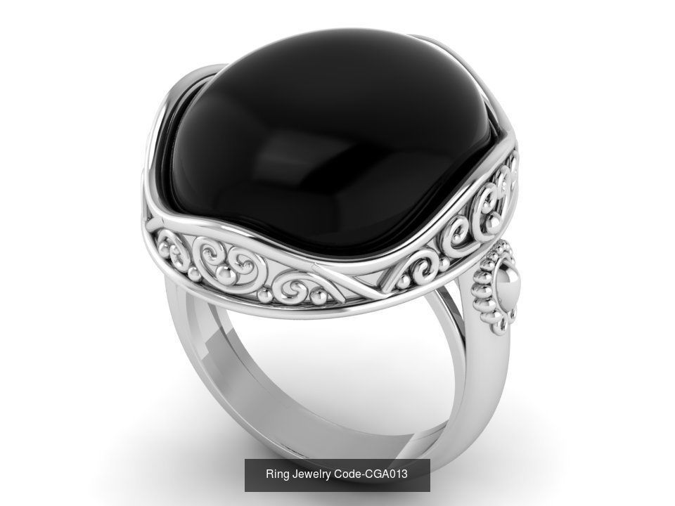 28 Ring Jewelry Code-CGA001-CGA028 3D Model Collection_21
