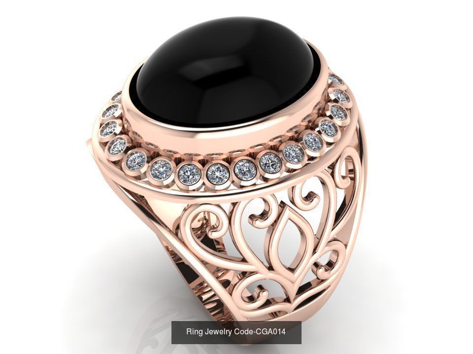 28 Ring Jewelry Code-CGA001-CGA028 3D Model Collection_22