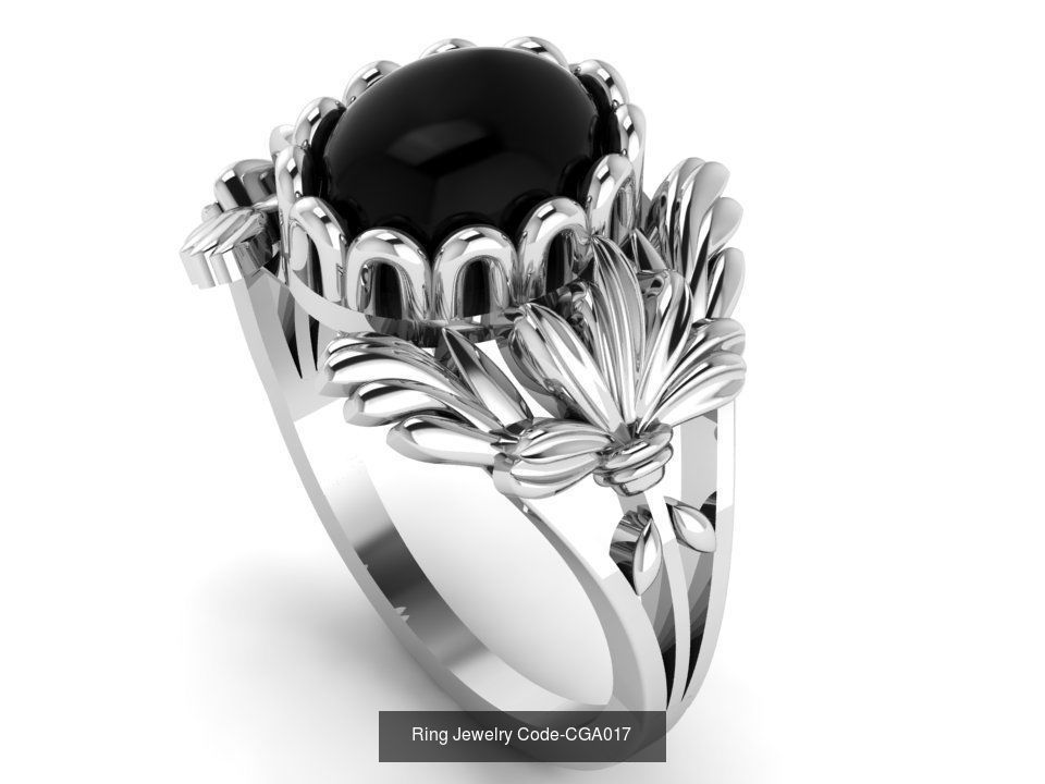 28 Ring Jewelry Code-CGA001-CGA028 3D Model Collection_24