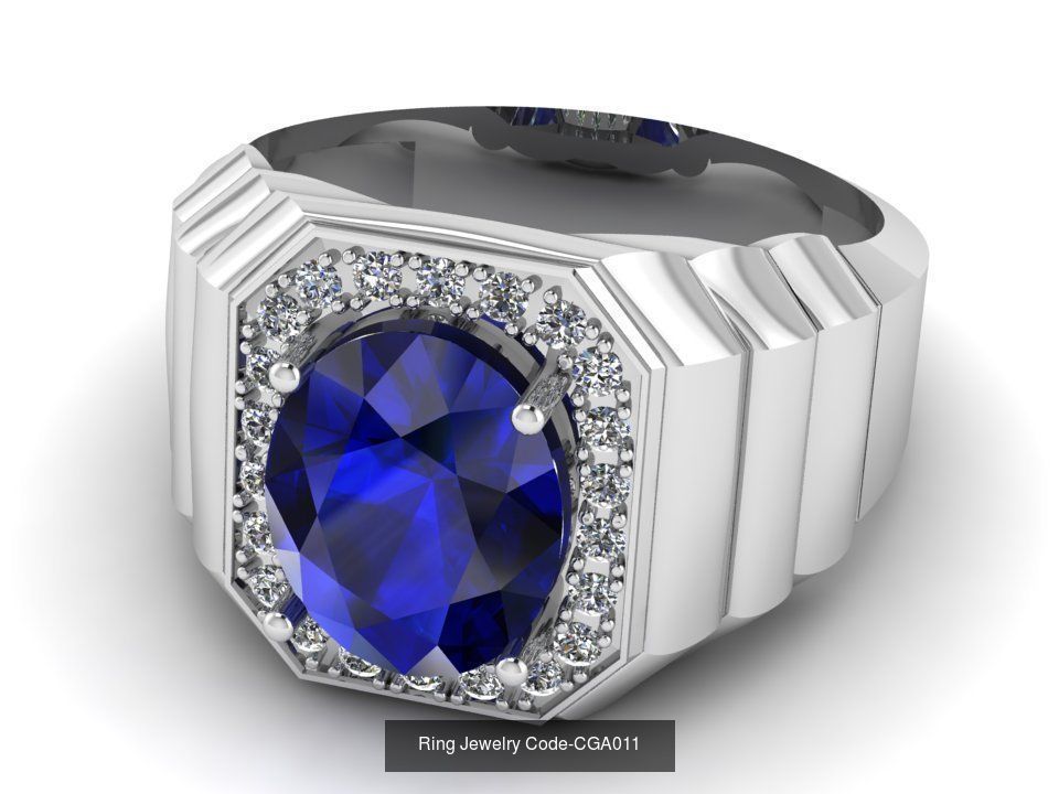 28 Ring Jewelry Code-CGA001-CGA028 3D Model Collection_19