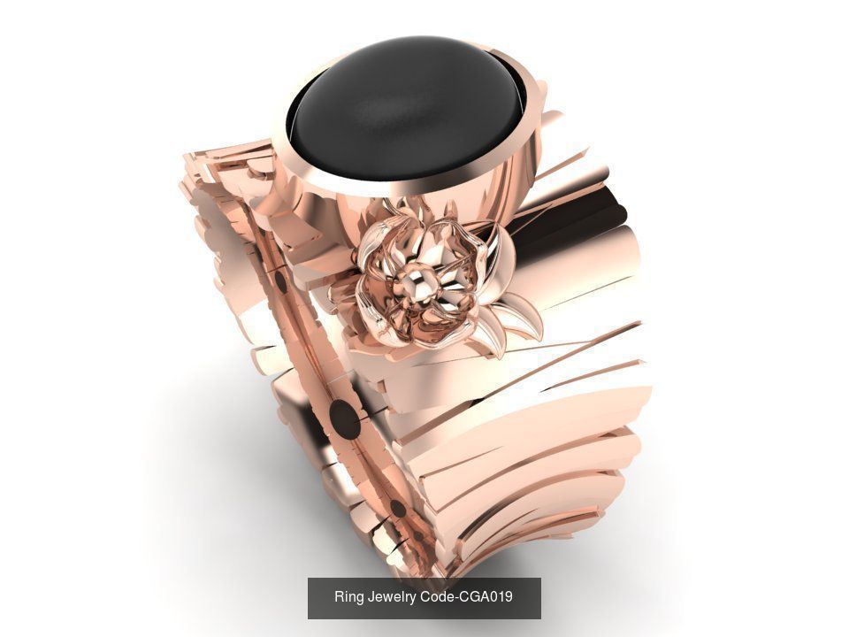 28 Ring Jewelry Code-CGA001-CGA028 3D Model Collection_33