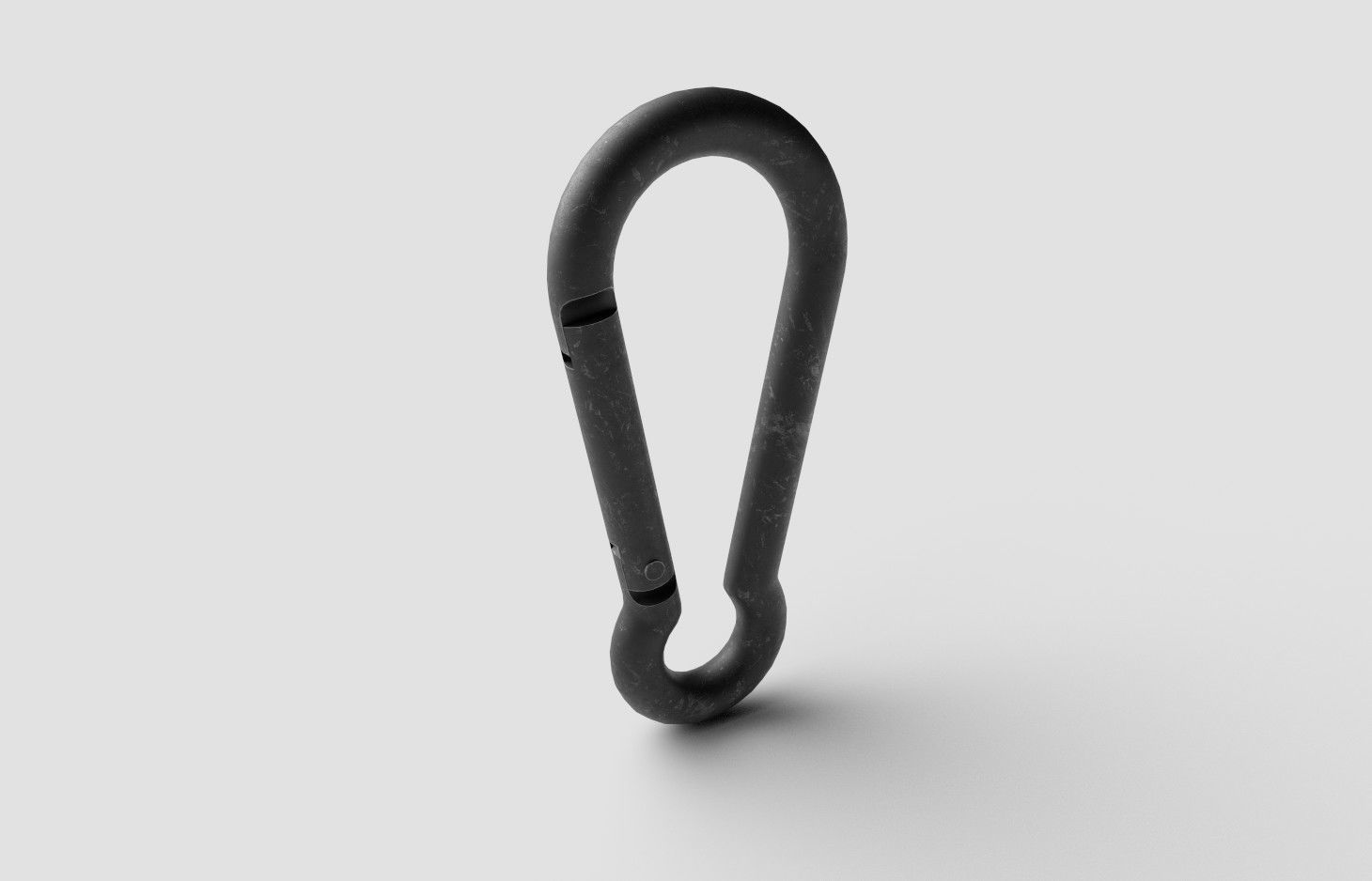Carabiner Hook Model 01C Low-poly 3D model_4
