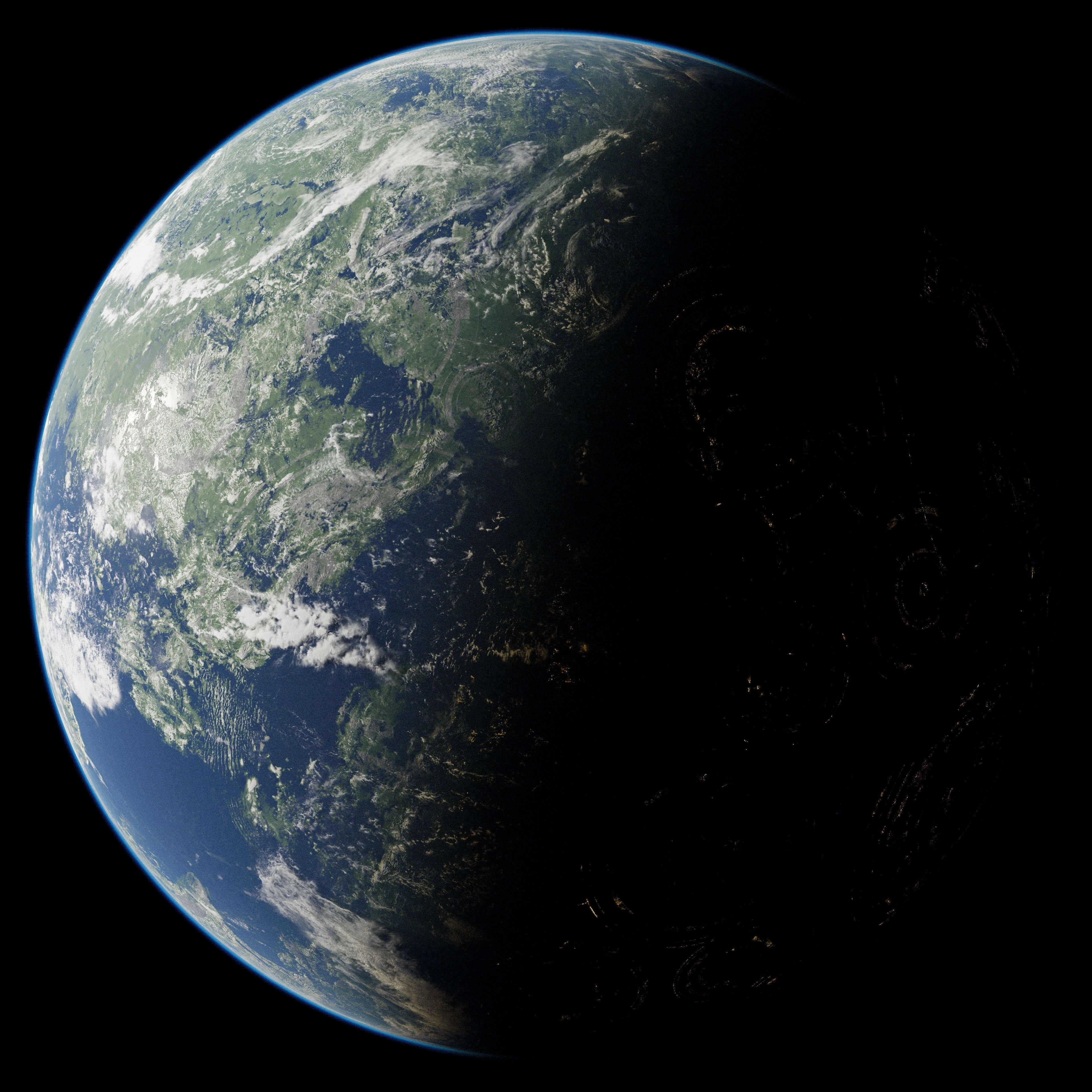 Planet Alderaa Koref 12K 3D model_1