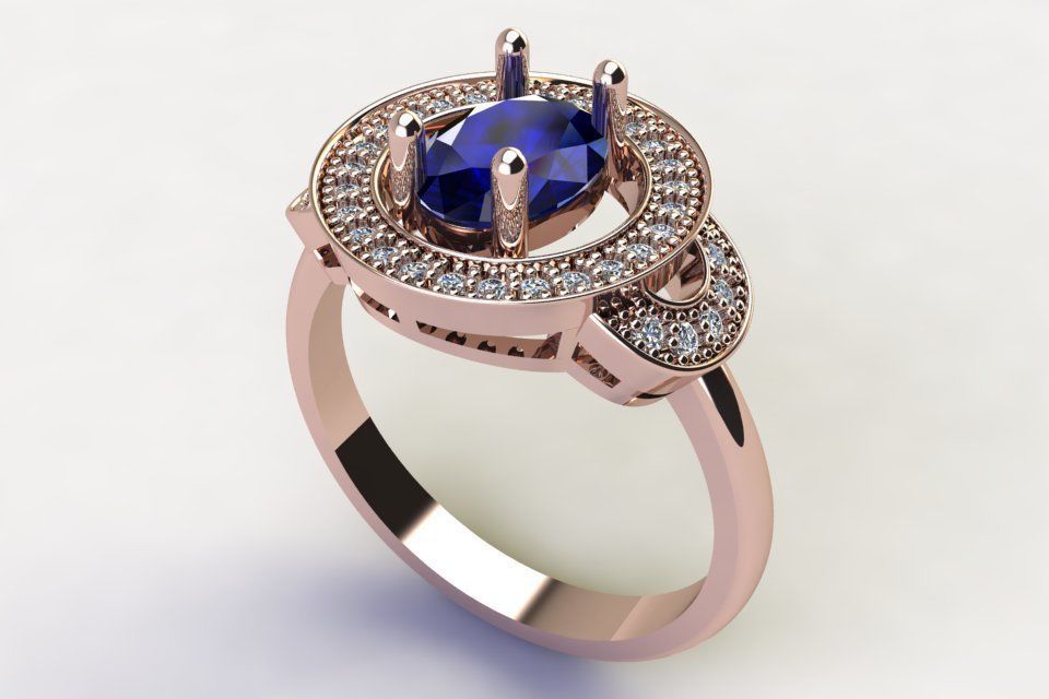 Wax Setting Ring Code-CGS023 3D print model_5