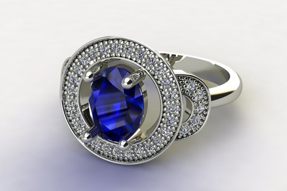 Wax Setting Ring Code-CGS023 3D print model_6