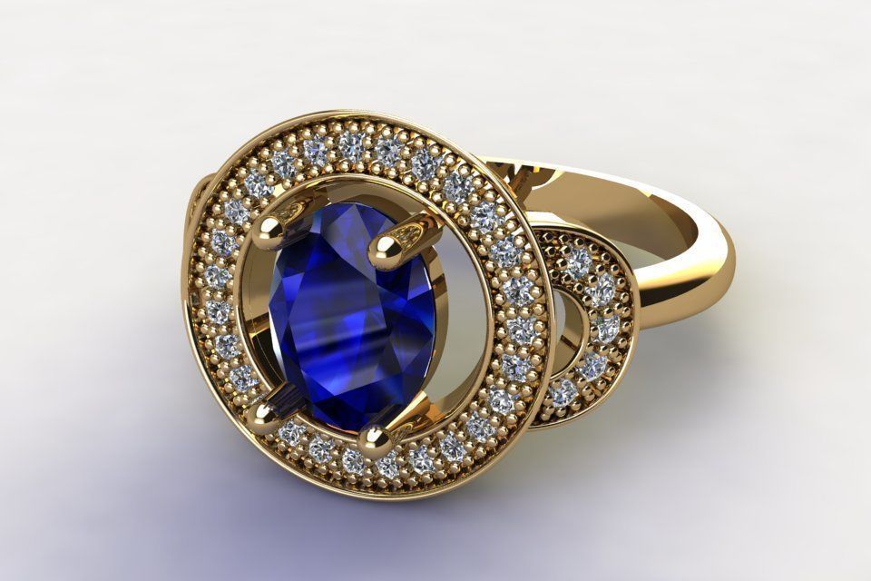 Wax Setting Ring Code-CGS023 3D print model_7