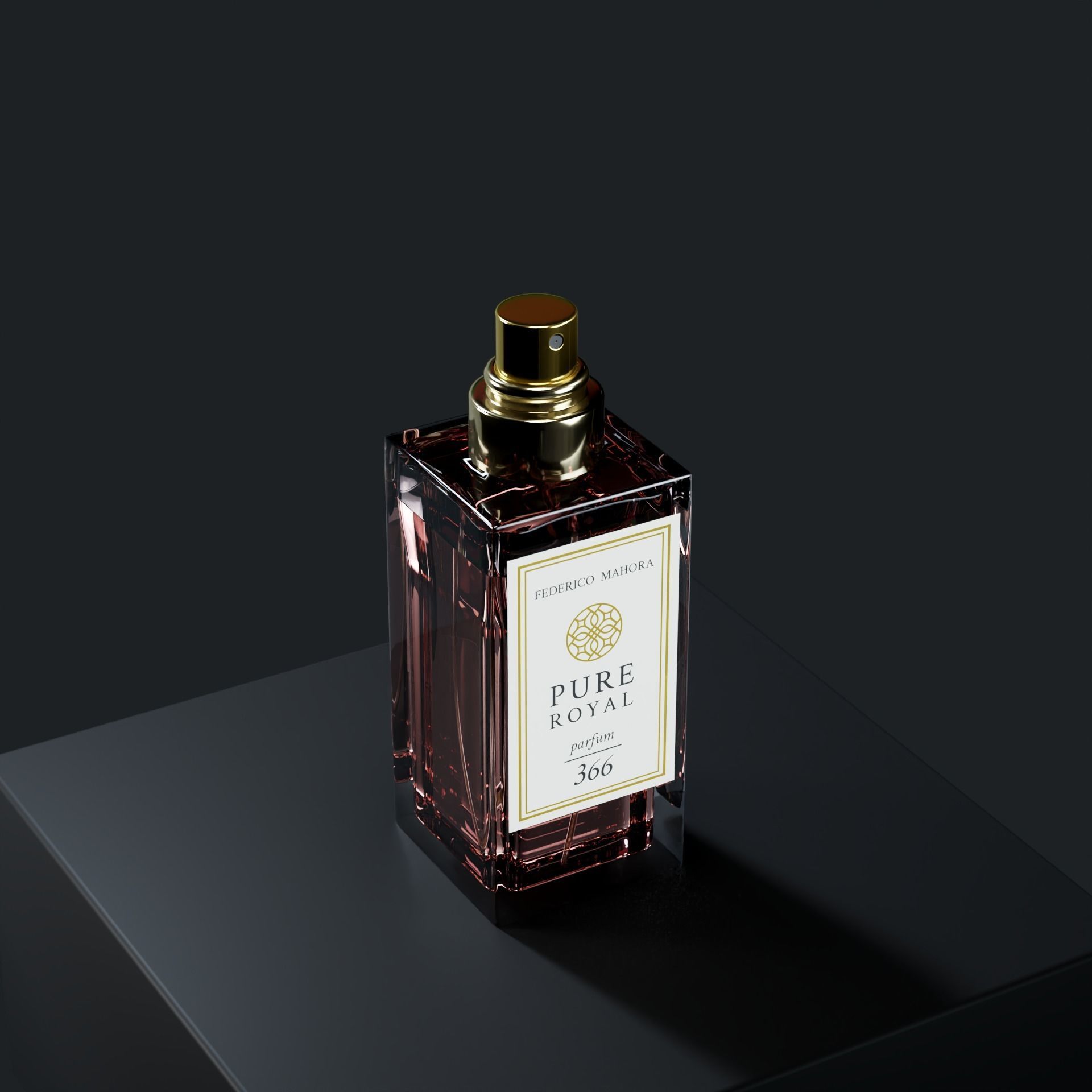 366 Perfume bottle 3D model_4