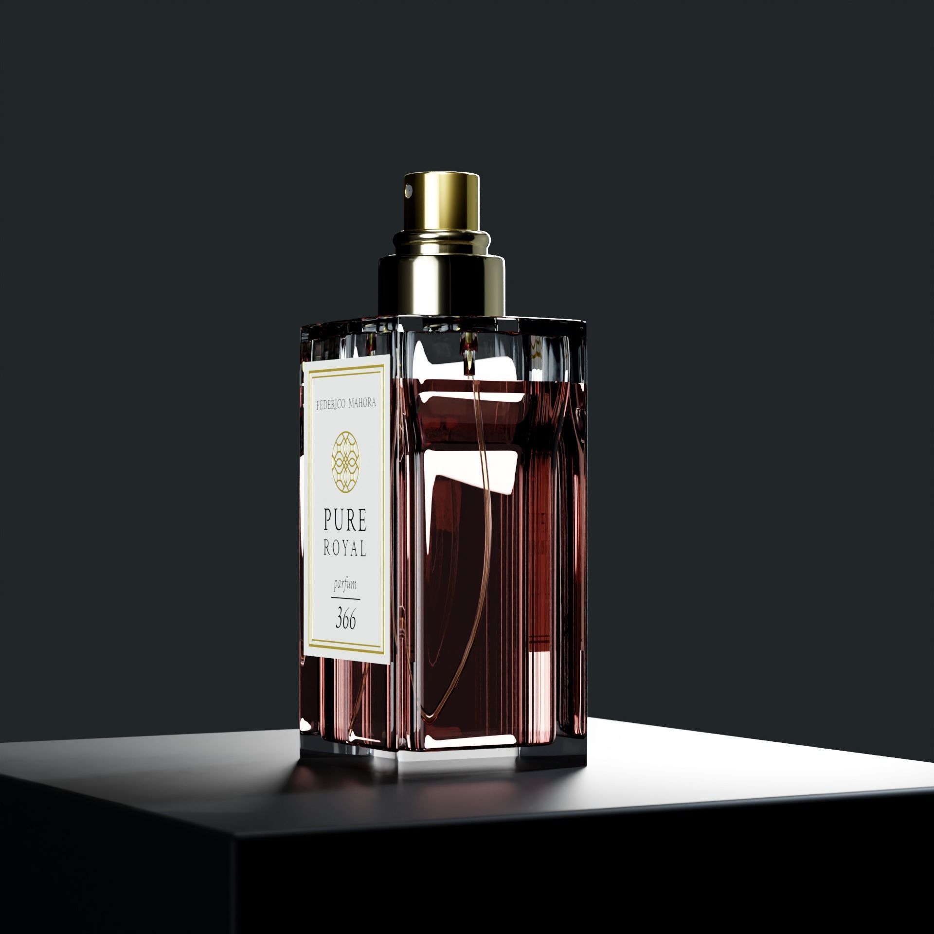 366 Perfume bottle 3D model_3