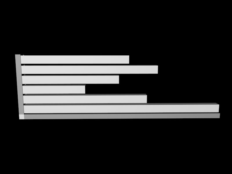 Graph Bars Free 3D model_4