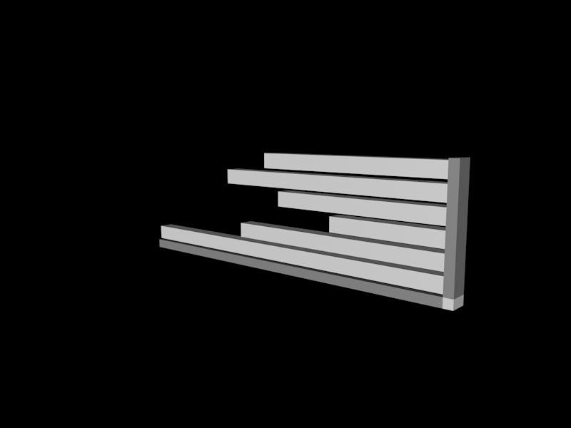 Graph Bars Free 3D model_2