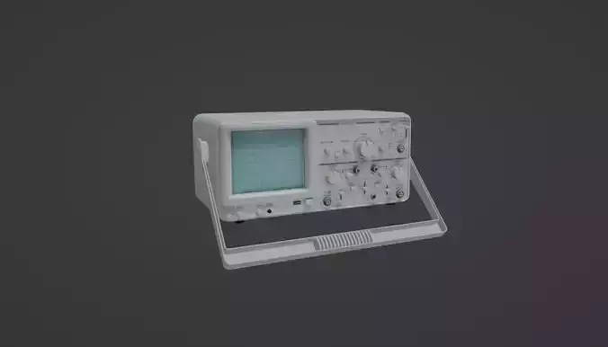 CRO - Cathode Ray Oscilloscope 3D model CRO - Cathode Ray Oscilloscope 3D model