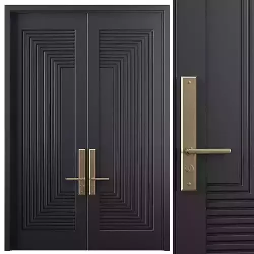 Entrance door set9 3D model