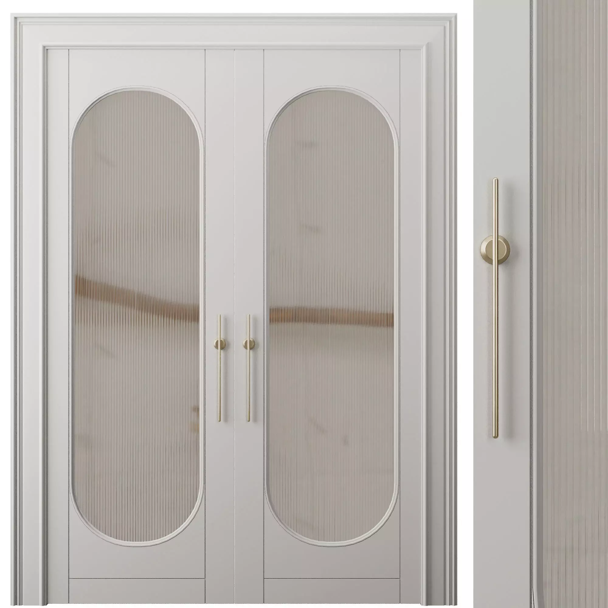 Entrance door set12 3D model_0