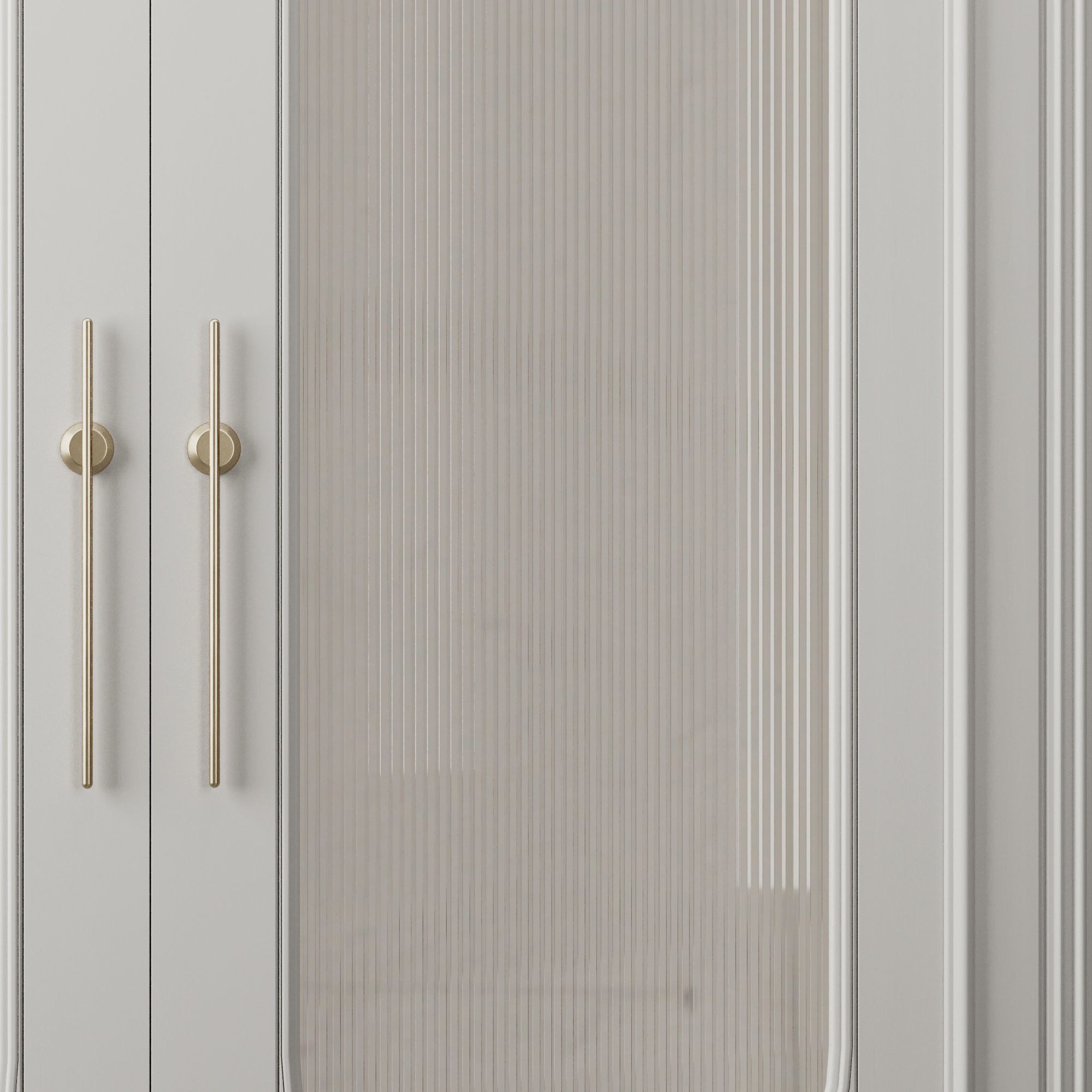 Entrance door set12 3D model_1