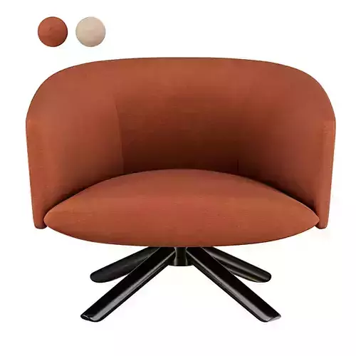 Livre armchair Low-poly 3D model