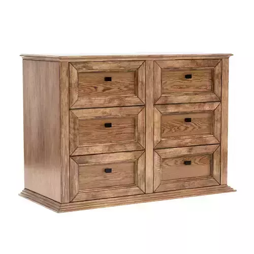 Heritage Chest Draw 3D model