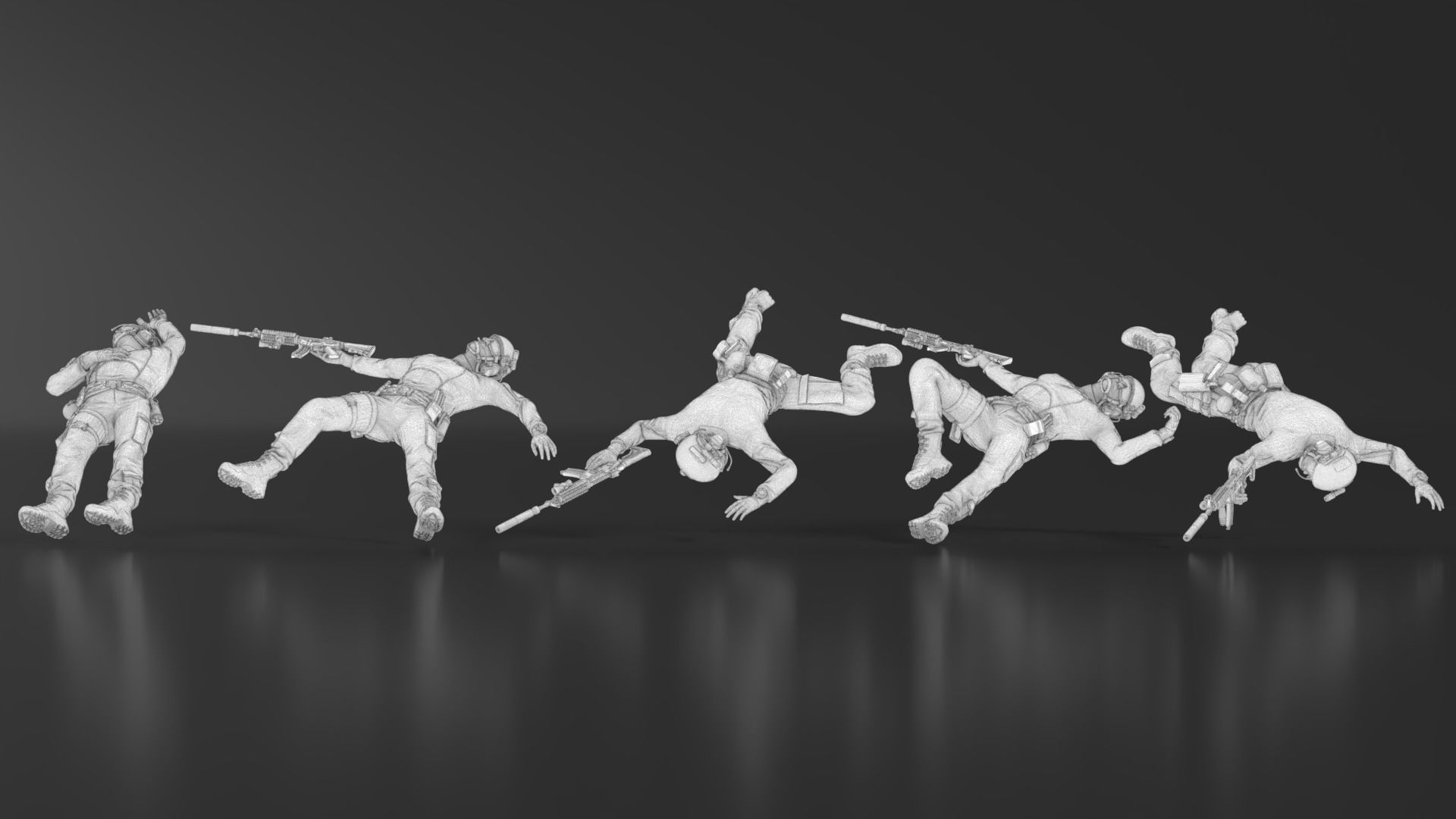 US Soldier Set 08 3D print model_19